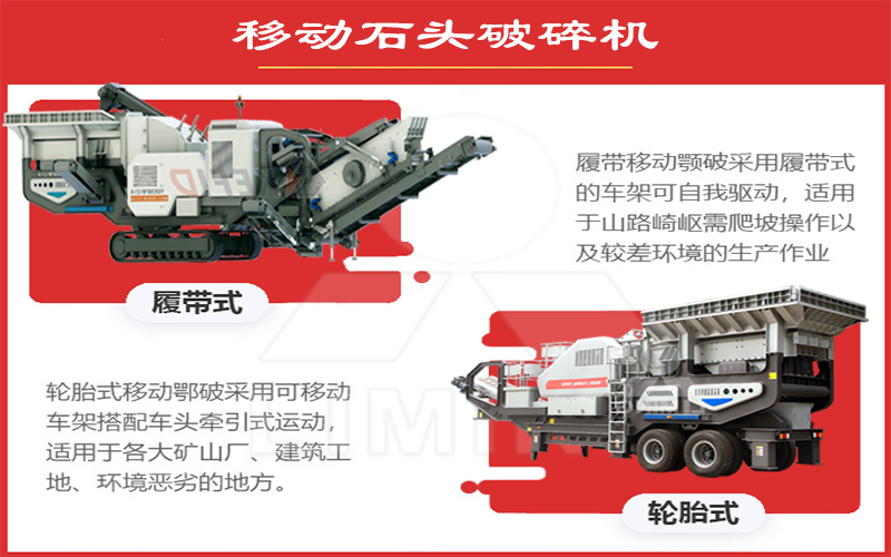 時(shí)產(chǎn)400噸石頭移動(dòng)式破碎機(jī)配置方案